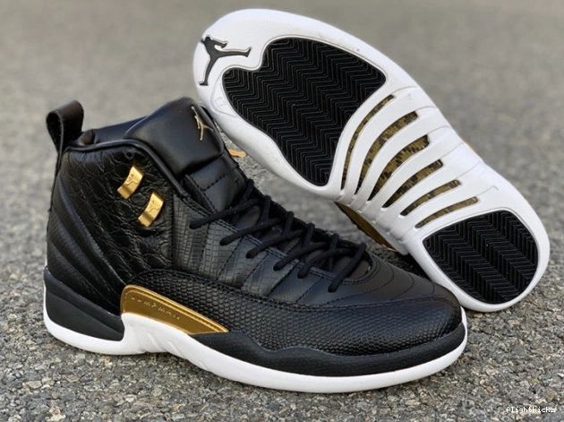 Black 'Reptile' Air Metallic Gold-White 12 AO6068-007 Jordan Retro 0801